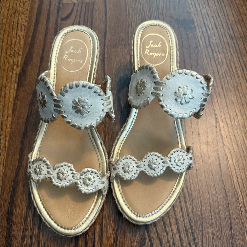 Jack Rogers Women's Gold Sandals